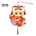 Hiina uusaasta laterna multifilm Madu k&auml;eshoitav paberlaterna lastele isetegemise k&auml;sit&ouml;&ouml; laternakomplekt Kuu-uusaasta kodukaunistuseks A