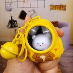 Loov romantiline t&auml;histaevaga seljakott karu armas helendav &ouml;&ouml;lamp astronaut v&otilde;tmehoidja auto kott v&auml;ike ripats v&auml;ike kingitus p&uuml;hade kaunistus