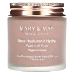 Mary & May, Rose Hyaluronic Hydra, pesupakend, 4,4 untsi (125 g) gray