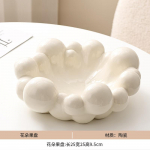 Kerge luksuslik keraamiline puuviljavaagen Pulmapidu P&auml;hklid Suupisted Puuviljataldrik Elutoa hoiukaunistus Kodu Lauan&otilde;ude kaunistamine