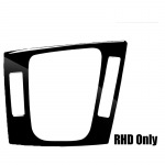 BMW 3. seeria E46 1998-2005 ABS autokonsooli k&auml;iguvahetuspaneeli raami kleebise katte katte sisekujundus tarvikud l&auml;ikiv must paneel