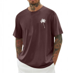 Meeste Hawaii tr&uuml;kitud T-s&auml;rk Meeste vaba vabaaja l&uuml;hikeste varrukatega topp XXXXXL