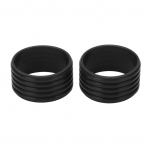 2tk/komplekt tennisereketi k&auml;epide silikoonr&otilde;ngas, higi neelav tennise &uuml;legripi kinnitusr&otilde;ngas must