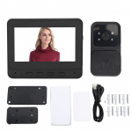 Traadita WiFi videouksenupu intercom s&uuml;steem 1080P videouksenupu kaamera monitoriga 2-suunaline heli