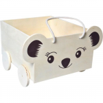 Chariot en bois - Artemio - Koala - 34x30x20.5 cm - Personnalisable - Pour enfants