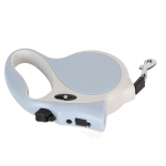 Sisset&otilde;mmatav koerarihm, turvaline ergonoomiline k&auml;epide, lemmiklooma automaatne veok&ouml;is taskulambiga kutsikale