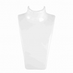 Kaelakee K&otilde;rvar&otilde;ngahoidja Mannekeeni pea rinnakorvi alus Modellipood Juveeli vitriin (Valge) valge