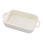 staub Dish Ivory 20 x keraamiline gratiinin&otilde;u Quiche kuumakindel ahju mikrolaineahjus ohutu Jaapani vintage v&auml;rviline roog ristk&uuml;likukujuline 16cm [volitatud