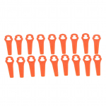 100 tk plastikust l&otilde;iketerad muruniiduki l&otilde;ikeriistad Asendusaia p&uuml;gamistarvikud