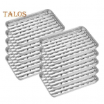 10/20 tk Alumiiniumfooliumist pannid Tugevad kuumakindlad soonikkoes p&otilde;hjaga k&uuml;psetusplaadid Multifunktsionaalsed k&uuml;psetusplaadid 10pcs