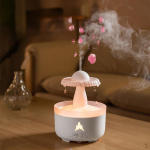 Essential Oil Diffuser UFO Raindrops Mist Humidifier 3 timers US 110V Plug Auto Off 350ml with 7