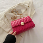 Naiste mitmek&uuml;lgne ketikott Naiste kevadine v&auml;lismaise stiiliga crossbody v&auml;ike ruudukujuline kott must