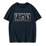 Kuidas k&auml;tte saada Chicksi s&auml;rk Cute Pick Chicks 101 T-s&auml;rk Puuvillane topid ja t-s&auml;rgid meestele Tr&uuml;kitud top T-s&auml;rgid vabaaja hip-hop XXS beež