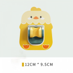 Du&scaron;ipea Hoidik Multikas Stend Plastikust Du&scaron;ipea Alus Seinale Paigaldatav Vannitoa Tarvikud Du&scaron;ipea Hoidik Reguleeritav kollane