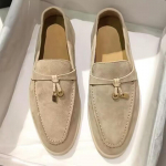 Naiste mokassiinid seemisnahast nahast lamedad jalatsid vabaajajalatsid 38