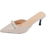 Naiste keskmise kontsaga sussid leopardi terava ninaga peenikese kontsaga kingad naiste kleit varvaste katmine mood seksikas suvi Zapatillas De Mujer 40