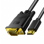 Hdmi-&uuml;hilduv VGA-konversioonikaabel koos kiibivideoga Hdmi-&uuml;hilduv VGA-HD-kaabli juhe arvuti jaoks 0.5m