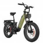Cyrusher Kommoda 2.0 Elektrijalgratas T&auml;iskasvanutele 250W &Uuml;ks K&auml;ik Meeste E-M&auml;giratas ebike 48V20Ah Aku 20-tollised Rehvid naiste Elektrijalgratas roheline