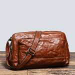 Uus Meeste Ehtne Nahast Messenger Bag Looduslik Lehma Nahast Horisontaalsed &Otilde;lakotid Retro Moodne Satchel Bag brown