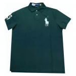 Polo Ralph Lauren SS22 Logoga Tikitud Pullover L&uuml;hikeste Varrukatega Polo S&auml;rk Meeste Topp Roheline 710697457-035 M