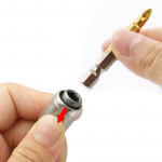 Mugav Sds-pesa adapter 1/4'' kuuskant varrega kruvikeeraja hoidik puuriterade adapteri muundur puuriterade jaoks