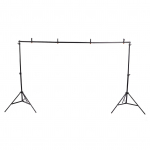 Foto taustastatiivi komplekt Alumiiniumisulamist reguleeritav taustatoe s&uuml;steem vedruklambritega jaoks