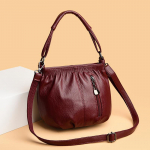 Uus mood retro &otilde;lakott naiste k&auml;ekott mitmekihiline suure mahutavusega reisikott PU nahast ristikere jaoks 22x14x16cm pruun