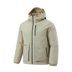 Li Ning Kuum pott Alla seeria Kaug-infrapuna Soe Kapuutsiga Mitmek&uuml;lgne K&uuml;lmakindel Vabaaja Gore-Tex Tr&uuml;kitud T&otilde;mblukuga Talvine Alla jope Meeste Jakk AYMU223-2 L