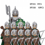 Keskaegsed Elfi Rohani s&otilde;durid Kaardiv&auml;gi lotr Tegevusfiguurid Mini Klotsid Nukk Kokkupandavad Ehitusklotsid MOC DIY M&auml;nguasjad lapse kingituseks