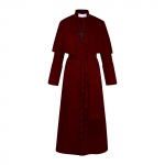 &Uuml;hev&auml;rviline preestri cosplay kost&uuml;&uuml;m Halloweeni preester Keskaegne Retro cosplay kost&uuml;&uuml;m M veini