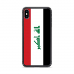 Coque iPhone - Irak - XS Max - Souple - Mitmev&auml;rviline - Disain Drapeau