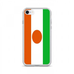 Coque iPhone &ndash; Drapeau Niger &ndash; iPhone SE 2020 &ndash; Souple &ndash; Mitmev&auml;rviline &ndash; TPU l&auml;bipaistev