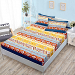 Boheemlaslik Stiil Leht Voodi Madratsikaitse Moodne Voodipesu Elastne &Uuml;mberm&otilde;&otilde;duga Laken Lapsed T&auml;iskasvanud Voodikate &Uuml;heinimese T&auml;is Queen King Suurus 90x190x25cm 2pcs