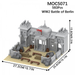 S&otilde;jaline seeria MOC klots Moodne s&otilde;japidamine II maailmas&otilde;da Kindlustused Tegevusfiguur S&otilde;jad Mudel Ehitusklotsid Laste M&auml;nguasjad Lastele Kingitus