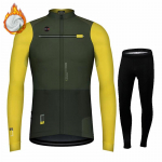 2025 Uus Gobikful - Meeste Jalgrattariiete Komplekt, Termiline Villane Pikk Villane Komplekt ja Pikad P&uuml;ksid V&auml;litingimustes M&auml;girattas&otilde;iduks 5XL