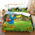 T&uuml;druk Heidi ja Perekonna Tekikoti Komplekt, Heidi T&uuml;druk Alpidest Voodipesukomplekt, padjap&uuml;&uuml;r, Magamistoa Kaunistus Lastele T&auml;iskasvanutele 90x200m
