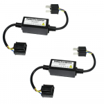 YUNPICAR LED H4 Hi/Low Kaheotstarbeline, LED-dekooder, Esituli, LED-vilkumise v&auml;ltimine, T&uuml;histaja, Seade must