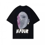 Suvemood Heavyweight Retro Meeste Inglise Kirjad 100% Puuvillane Prinditud &Uuml;markaelus Kvaliteetne Casual Fitness Street T-s&auml;rk XXXXXL