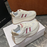 CRLAYDK Naiste platvormiga paksu tallaga tossud v&otilde;rgust moes suvejalatsid vabaaja paeltega k&otilde;rgust lisavad jalutamiseks tennised t&uuml;drukutele 40