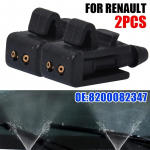 2 tk Tuuleklaasipesuri d&uuml;&uuml;sid Renault Megane 2, 3 Mk2 jaoks Vastupidav T&otilde;hus Veevool Autotarvikud Tugev D&uuml;&uuml;sikujundus Metallik Pihusti