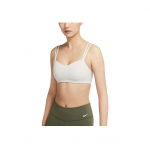 Nike Dri-FIT Alate Tugeva Toega Polsterdatud Spordirinnahoidja Naistele Aluspesu Valge DO6609-104 XS