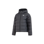 Nike Sportswear Essentials Alla T&auml;idisega Tuulejooksja Kapuutsiga Jakk Naistele Joped Must DQ5904-010 S