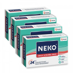 Neko Igap&auml;evane H&uuml;gieeniseep 100g Pakk 4 tk Unisex T&auml;iskasvanutele Bakterikaitse Puhas Nahk