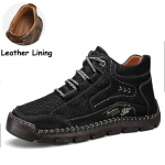 Meeste k&otilde;rged vabaajajalatsid K&auml;sitsi valmistatud pl&uuml;&uuml;sist kingad S&uuml;gis- ja talvejalatsid, pluss suurus 39-48 48 must