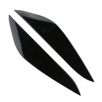 Tesla Model 3 2017-2025 jaoks, Model Y 2019-2025 jaoks Esitulede viimistluskate Esitulede kleebis Kulmude silmalaugude stiilitarvikud black