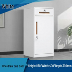 Kontori mobiilne hoiukapp lukuga: Lauasahtli all olev lehtmetallist arhiiv ja sahtlite organiseerija Standard