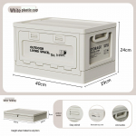 Kokkupandav plastkarp riiete, raamatute ja m&auml;nguasjade jaoks