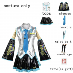 Naiste Anime Cosplay Lumekost&uuml;&uuml;m Jk Meremehekleit Keskkoolivorm Halloween T&auml;iskomplekt Mikku Kost&uuml;&uuml;mid S