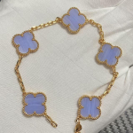 Uus versioon Neljaleheline ristik Viie &otilde;iega k&auml;ev&otilde;ru Naturaalne punane ahhaat Valge p&auml;rlmutter K&auml;ev&otilde;ru Naiste laserk&auml;ev&otilde;ru V Gold