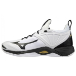 Mizuno Wave Momentum 2 Kangast S&uuml;nteetilisest Nahast Libisemiskindel Vastupidav Hingav Madala S&auml;&auml;rega Treeningjalatsid Meeste toss Must Valge V1GA211209 36.5